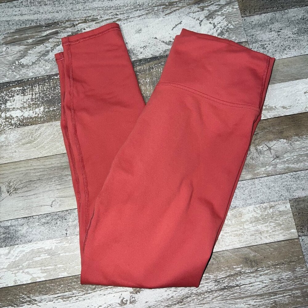 Fabletics Boost PowerHold High-Waisted 7/8 Legging Dusty Cedar Size M - Picture 3 of 8